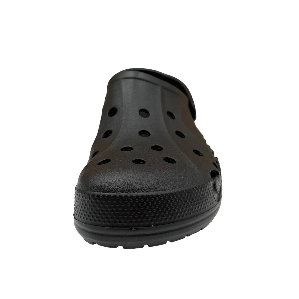 Crocs Baya Mens Slip on Clogs Size 11 Black Water Friendly Lightweight Comfort